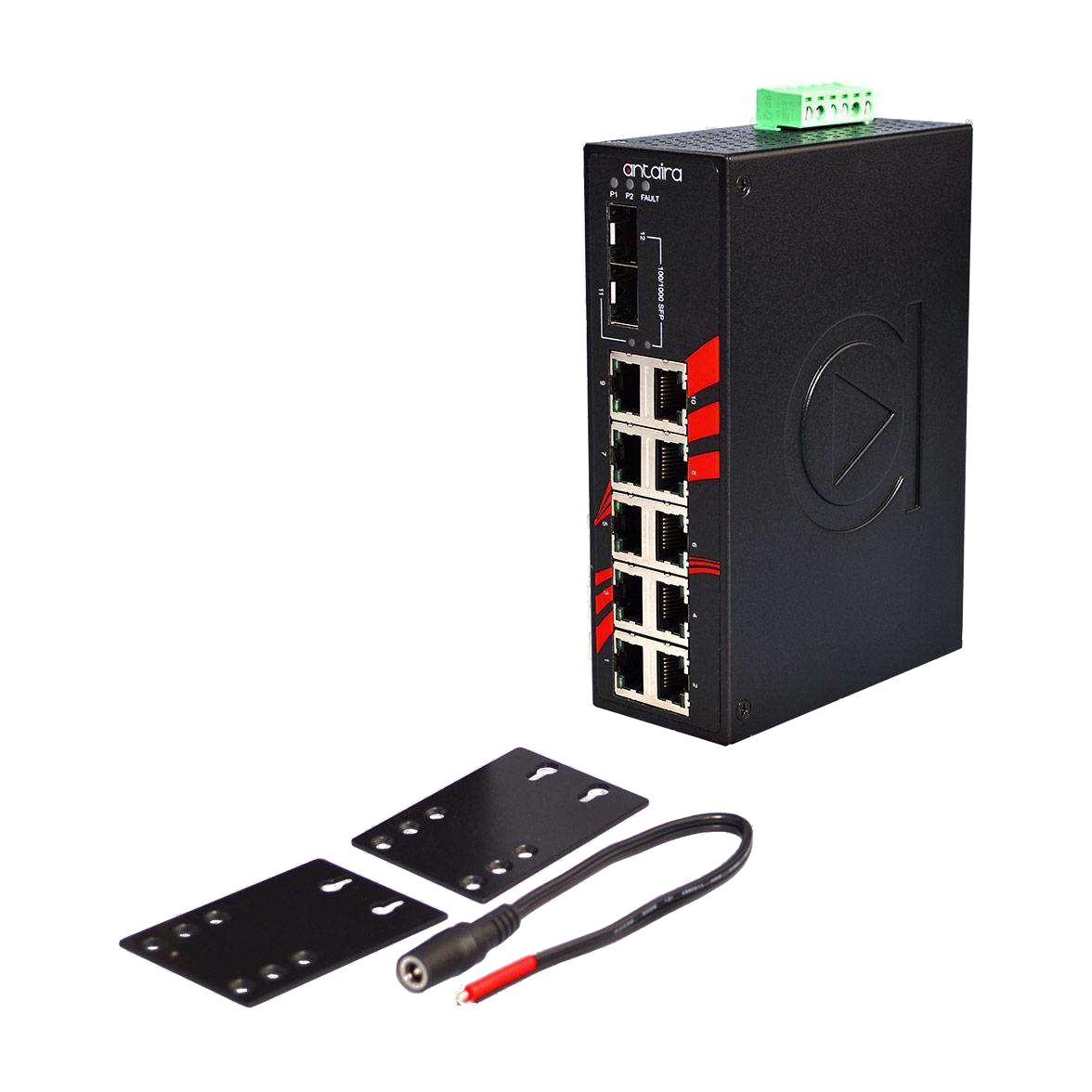 Switch LNX-1202G-SFP-T (10* 10/100/1000Tx + 2* SFP) - AGL