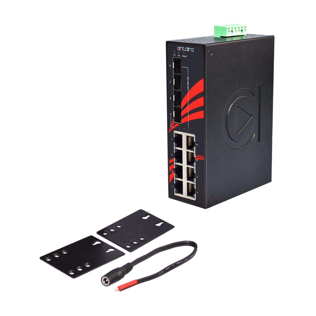 Switch LNX-1204G-SFP (8* 10/100/1000Tx + 4* 100/1000 SFP) - AGL