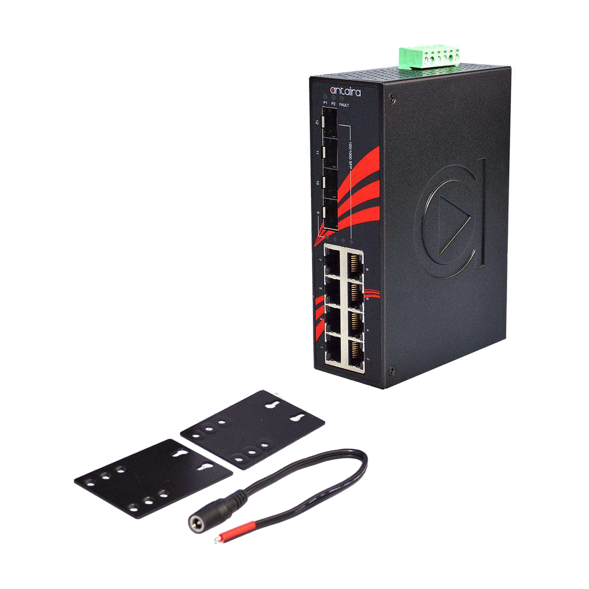 Switch LNX-1204G-SFP-T (8* 10/100/1000Tx + 4* 100/1000 SFP) - AGL
