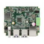 Placa AAEON BOXER-8251AI-KIT, vista da placa e conectores