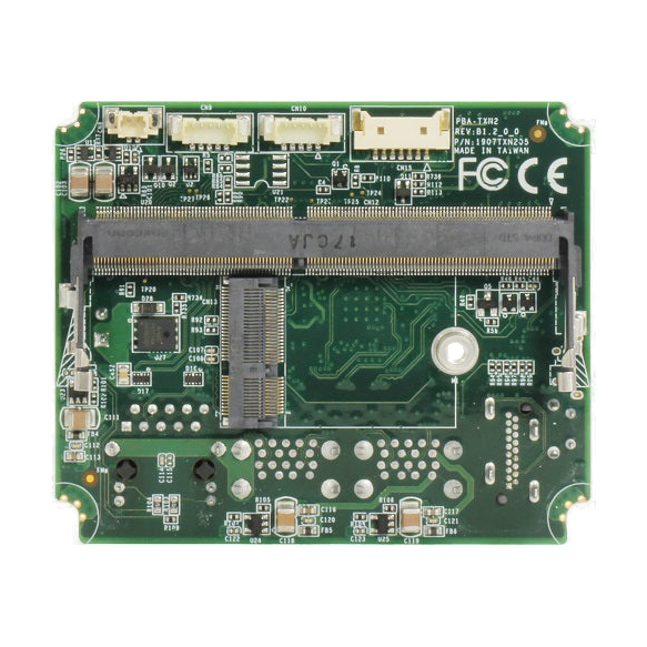 Placa AAEON BOXER-8251AI-KIT, vista da placa e contactos