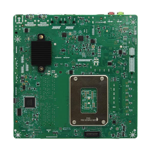 Placa industrial MiTAC PH12ADI-Q670-12V, vista da face inferior