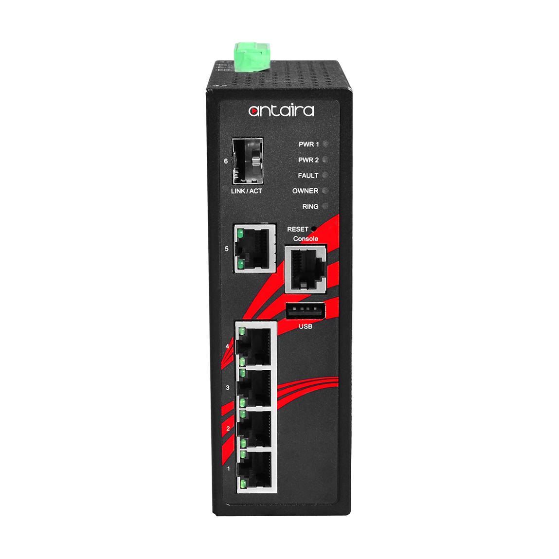 Switch LMP-0601G-SFP (4*10/100/1000Tx+1*1000Tx+1*SFP) - AGL