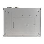 AAEON BOXER-8240AI-JP46E-A1-1111, vista inferior com tampas de acesso e conectores