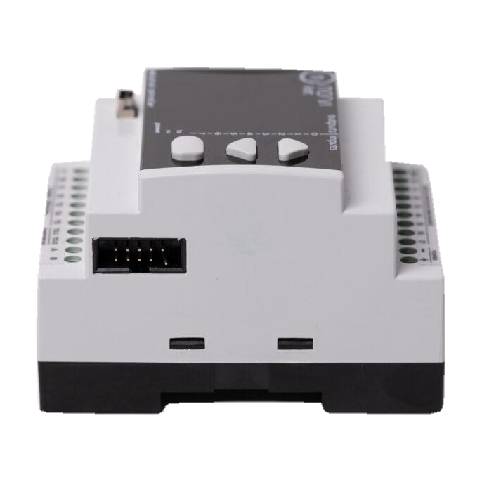 Controlador industrial NORVI IIoT AE01-R, vista oblíqua