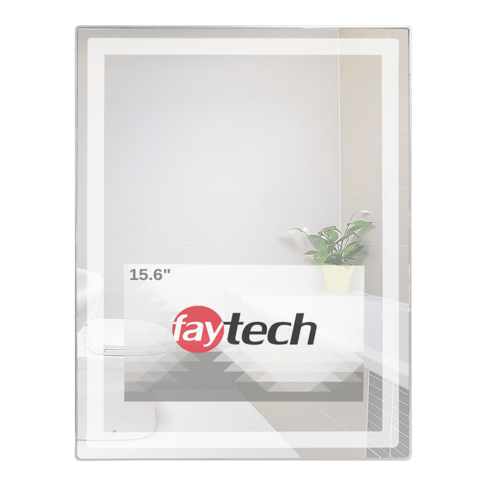 Faytech FT156V40MIRROR — vista frontal do espelho interativo