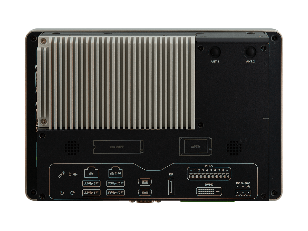 Panel PC 10.1' iTC-1101C (Elkhart Lake J6413, 2 GLAN, 9-36V)