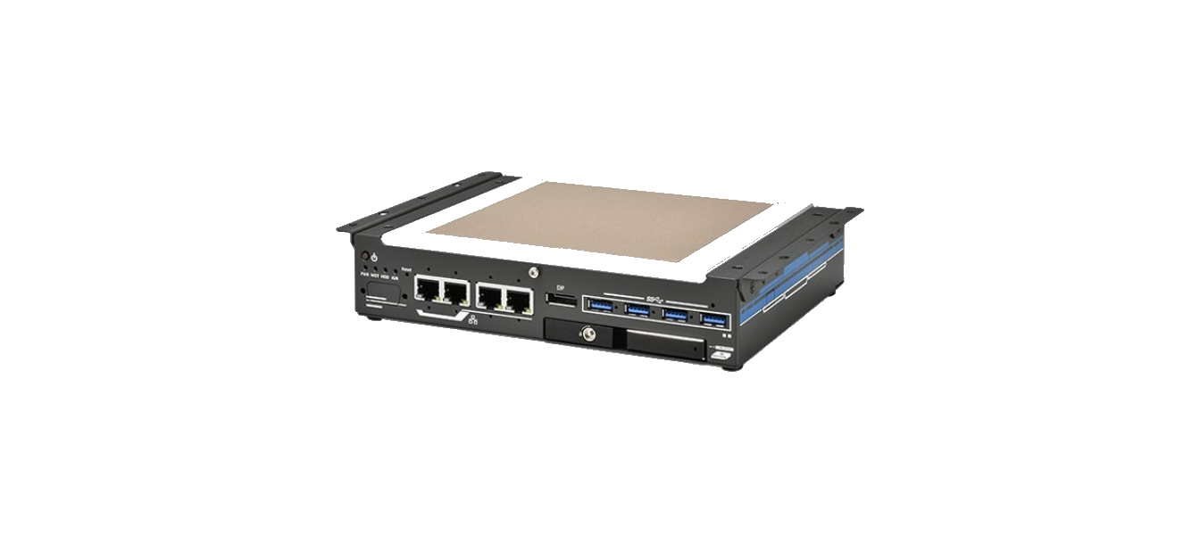Nuvo-9531-FT — vista com suportes laterais, fundo transparente