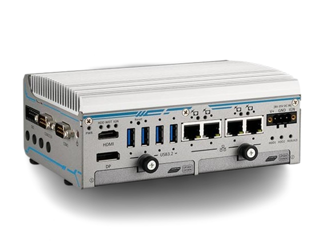 Neousys POC-764VR (Core™ i3-N305, 4* PoE, 2* SSD 2.5 RAID)