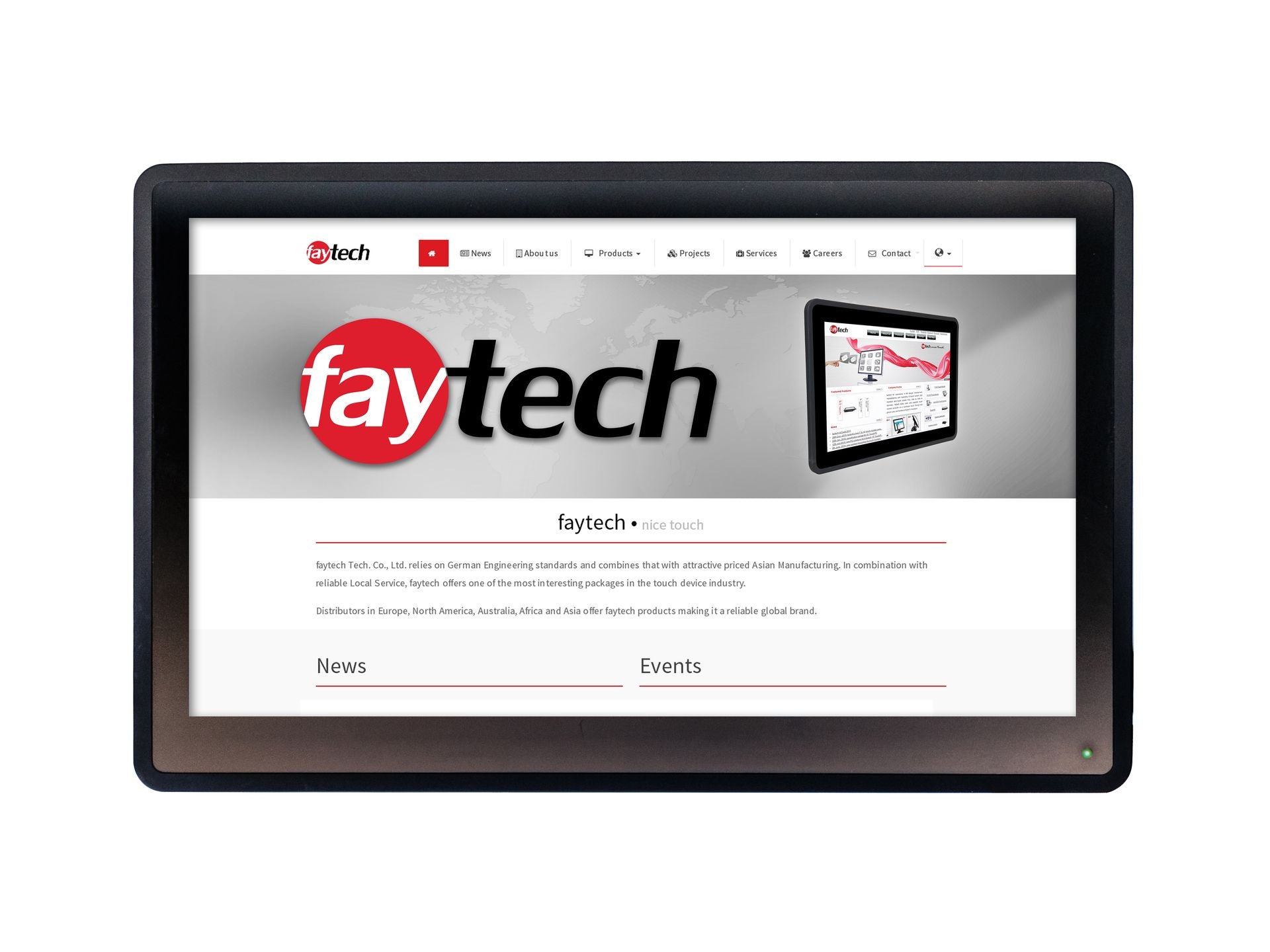 Monitor 15.6' FT156TMCAPOB Capacitive Touch Optically bonded