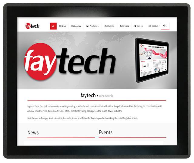 Monitor 19' FT19TMCAPOB Capacitive Touch Optically bonded