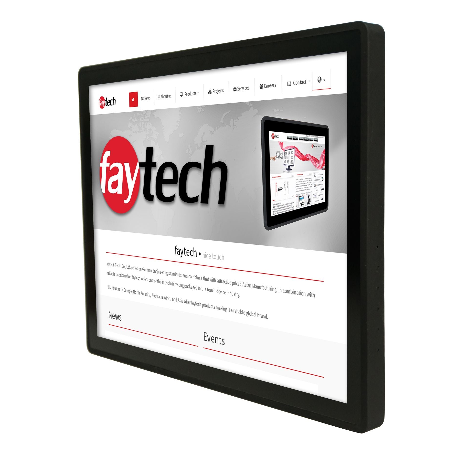 Monitor 17' FT17TMCAPOB Capacitive Touch Optically bonded