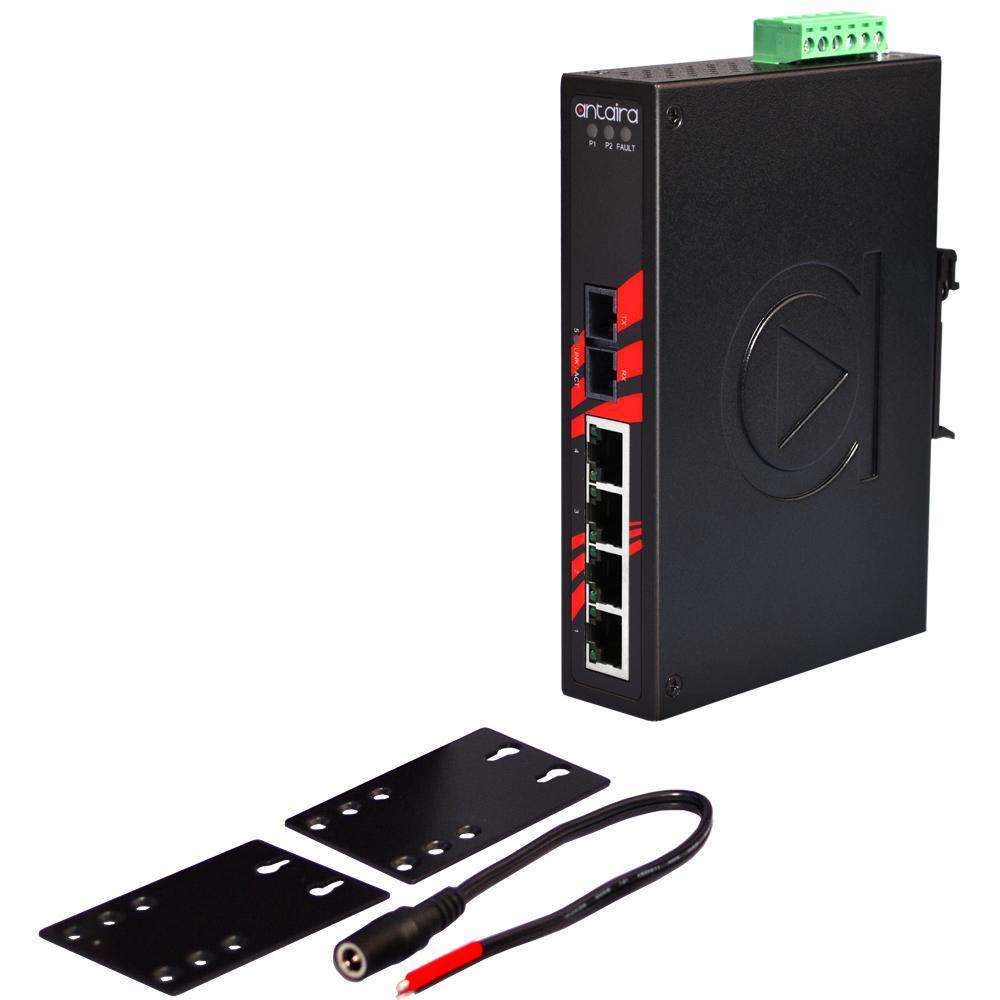 Switch LNX-0501-M (4* 10/100Tx + 1* 100Fx (SC) Multi-Mode 2Km) - AGL