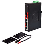 Switch LNX-0501-M-T (4*10/100Tx + 1*100Fx SC) | EOT -40~75C - AGL