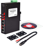 Switch LNX-0501-ST-S3 (4*10/100Tx + 1*100Fx (ST) S-Mode 30Km) - AGL