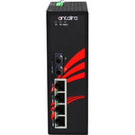 Switch PoE+ LNP-0501-ST-M-T (4*10/100Tx + 1*100Fx ST MM 2Km) - AGL