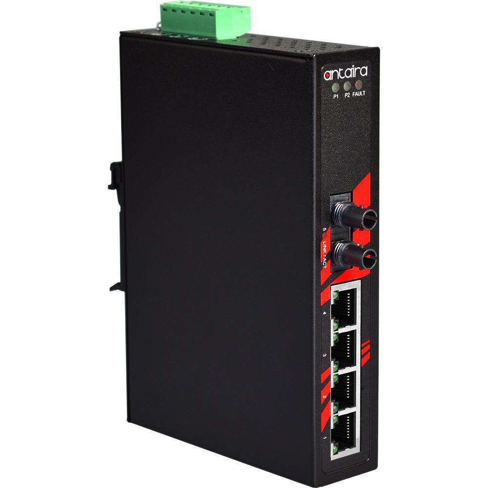 Switch LNX-0501-ST-M-T (4*10/100Tx + 1*100Fx (ST) Multi-Mode 2Km) - AGL
