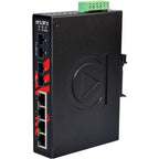 Switch LNX-0602-ST-M-T (4*10/100Tx + 2*100Fx ST, Multi-Mode 2KM - AGL