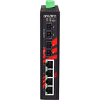 Switch LNX-0602-ST-M-T (4*10/100Tx + 2*100Fx ST, Multi-Mode 2KM - AGL