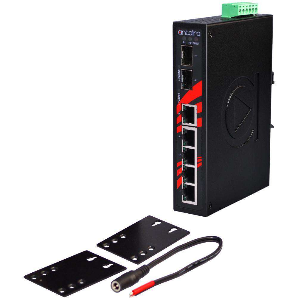 Switch LNX-0702C-SFP-T (5*10/100Tx + 2*100/1000 SFP) - AGL
