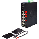 Switch LNX-1202G-SFP-T (10* 10/100/1000Tx + 2* SFP) - AGL