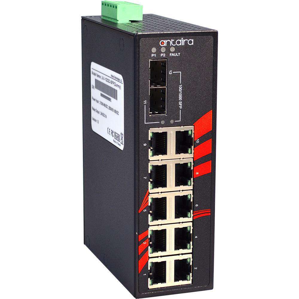 Switch LNX-1202G-SFP-T (10* 10/100/1000Tx + 2* SFP) - AGL