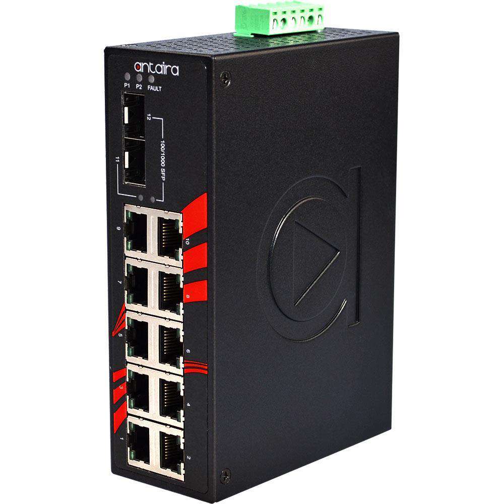 Switch LNX-1202G-SFP (10* 10/100/1000Tx + 2* 100/1000 SFP) - AGL