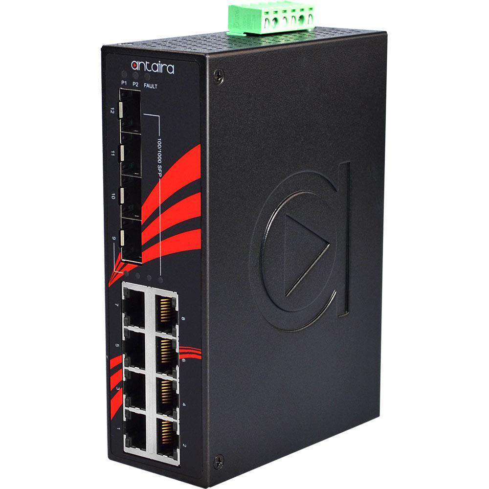 Switch LNX-1204G-SFP-T (8* 10/100/1000Tx + 4* 100/1000 SFP) - AGL