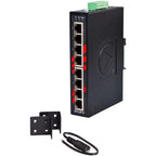 Switch LNX-800AG-T (8* 10/100/1000Tx) SLIM | EOT -40~75C - AGL