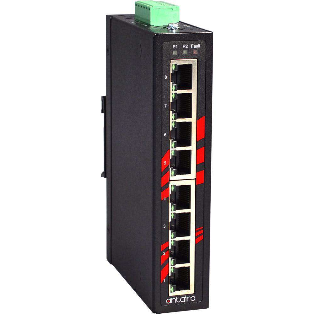 Switch LNX-800AG-T (8* 10/100/1000Tx) SLIM | EOT -40~75C - AGL