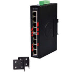 Switch LNX-800A-T (8* 10/100Tx) SLIM | EOT -40~75C - AGL