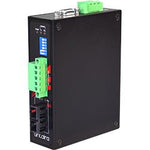 Conversor RS-232/422/485 para fibra STF-401C-CS30-T, SM 30KM, SC