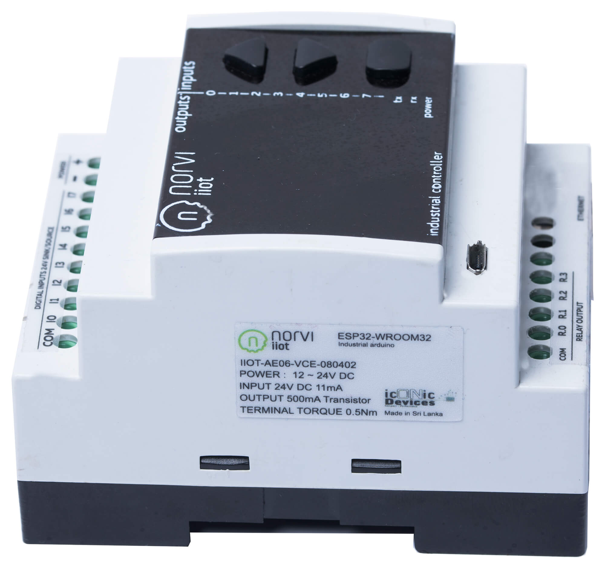 NORVI ENET-AE06-I (Ethernet, 4* 0-20MA Analog Input)