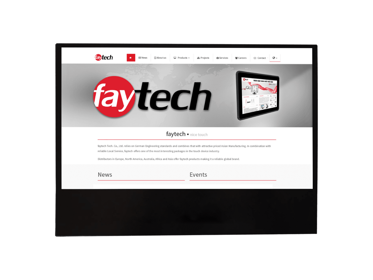 Monitor 12.5' FT125FLATV2 FLAT HDMI - USB C