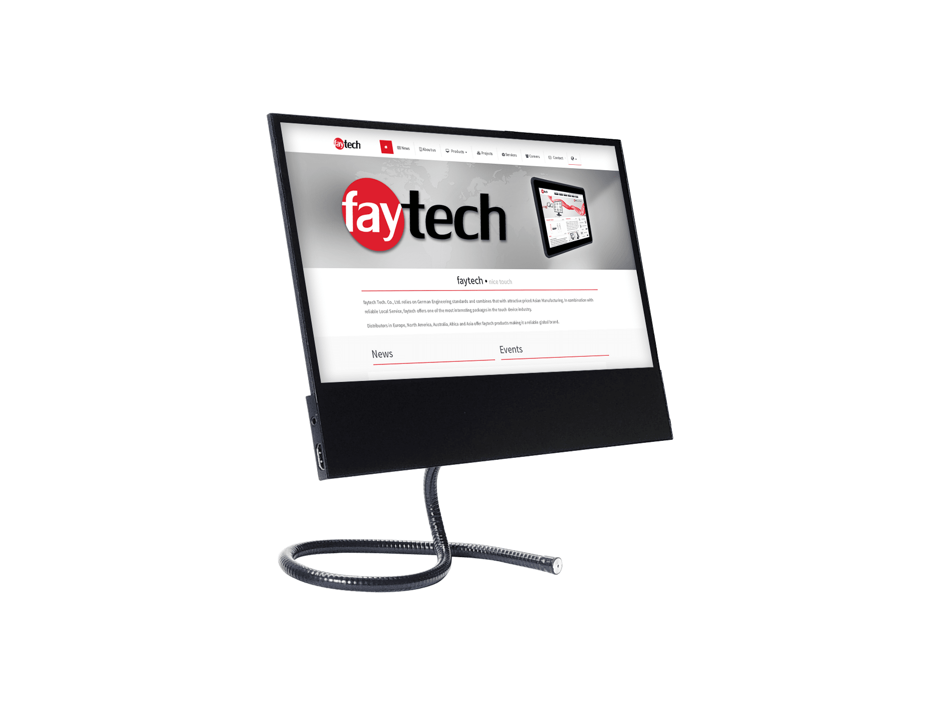 Monitor 12.5' FT125FLATV2 FLAT HDMI - USB C