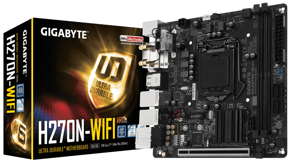 Gigabyte GA-H270N-WIFI (7ª Ger. Core i3, i5, i7) - AGL