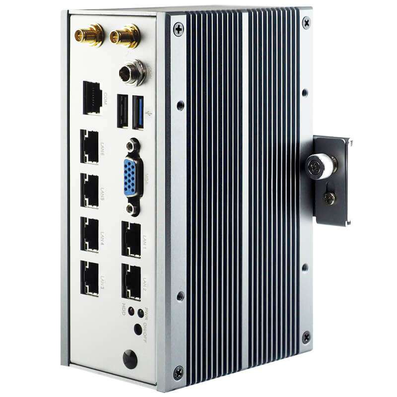 Jetway HBFHP792L-2807-G DIN-rail (2GB, 6x LAN) - AGL