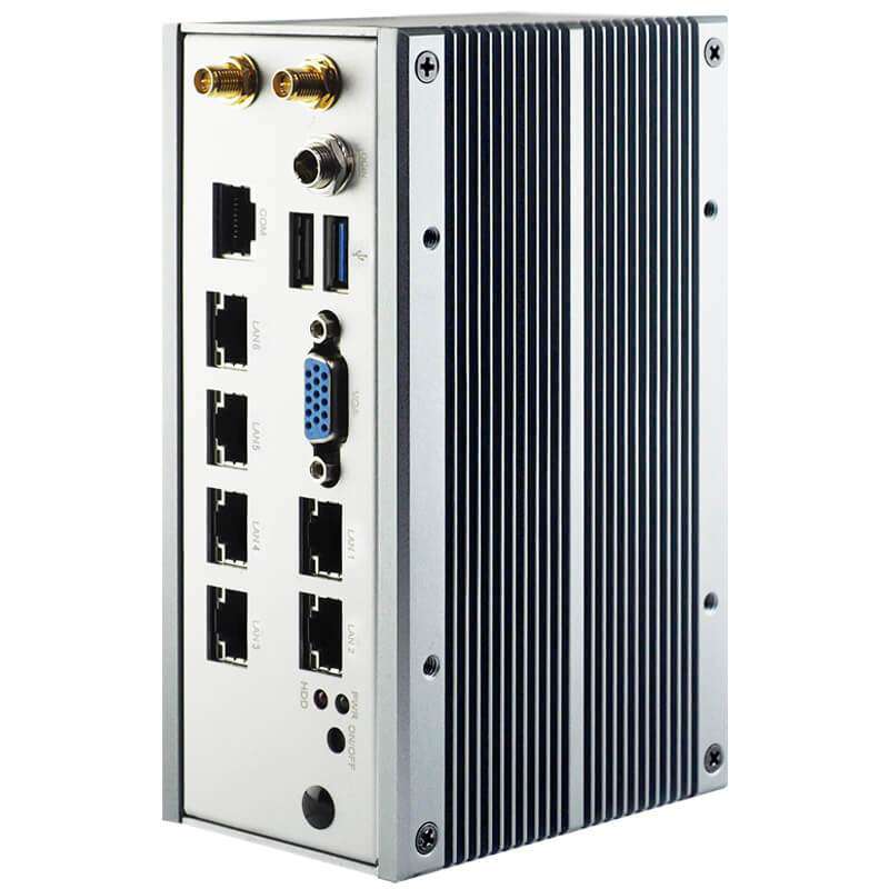 Jetway HBFHP792L-2807-G DIN-rail (2GB, 6x LAN) - AGL