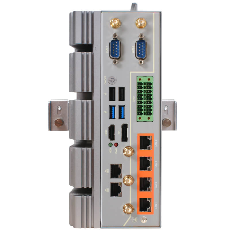 Jetway HM-5004S (Whiskey Lake i5-8265U, 6* GLAN, 12-36V)