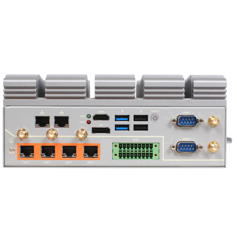 Jetway HM-5004S (Whiskey Lake i5-8265U, 6* GLAN, 12-36V)