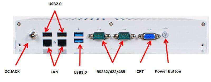 Panel-PC 18.5" HPC-185SC-HD1900B (J1900, 4G) - AGL
