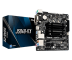 ASRock J5040-ITX (Intel Pentium Silver J5040 até 3.2 GHz, PCIe)
