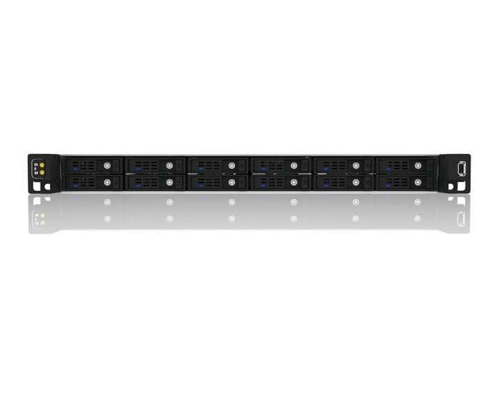 Caixa Rack 1U JJ-R1212 (12x HDD 2.5") - AGL