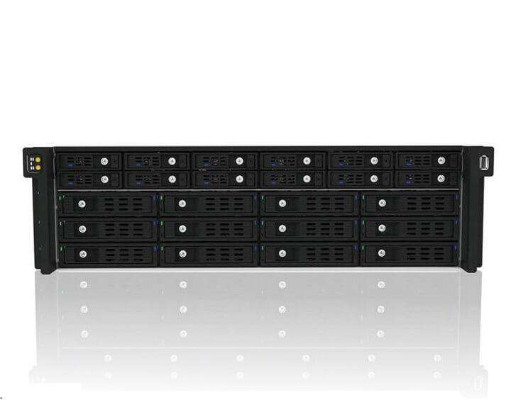 Caixa Rack 3U JJ-R32324 (12x 3.5"+12x 2.5") - AGL
