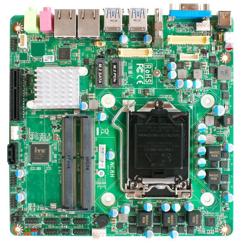 Jetway JNC8HA-IH310 (Intel® Coffee Lake-S H310 Chip, 12~24V DC-in)