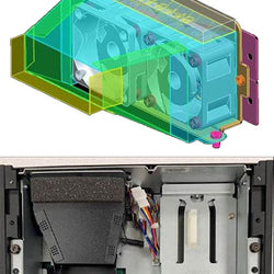 Ventoinha de refrigeração interna para Nvidia T4/P4