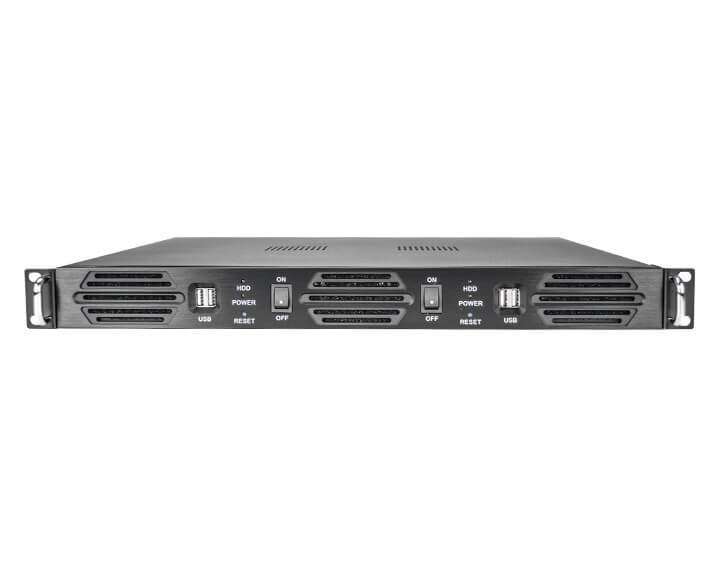 Caixa Rack 1U NU-R9100D38DD (Dual Board) - AGL