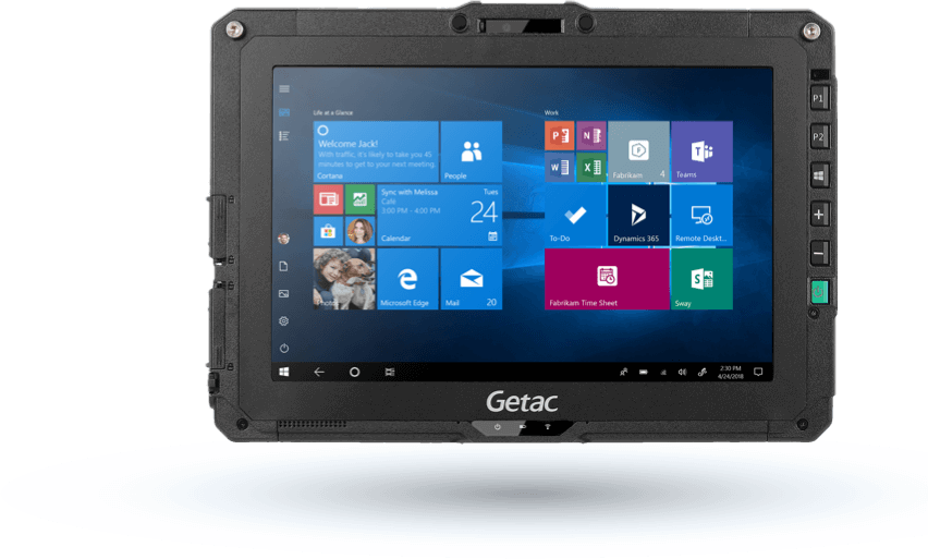 Tablet 10.1' Getac UX10 (BT, Wi-Fi, 4G, GPS, Digitizer, Win 10 Pro)