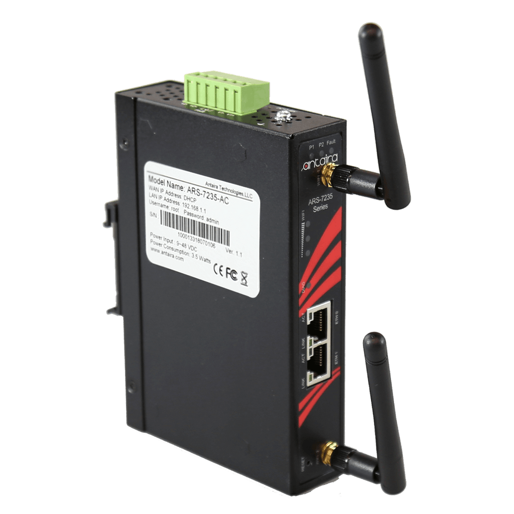 Router Industrial ARS-7235-AC Dual 802.11a/b/g/n/ac, 867Mbits, 2.4/5Ghz, 9-24VDC