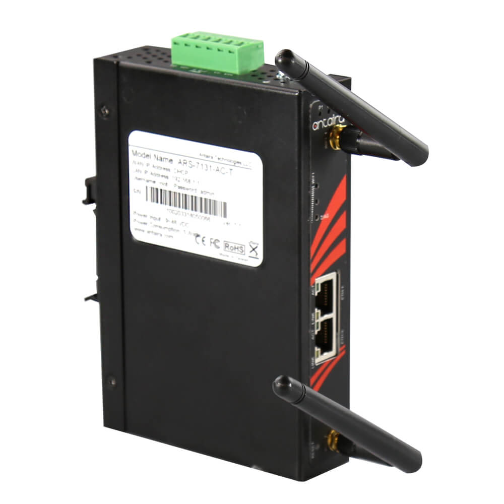 Router Industrial ARS-7131 WiFi 802.11 a/b/g/n, 300Mbits, 2.4/5Ghz, 9-24VDC